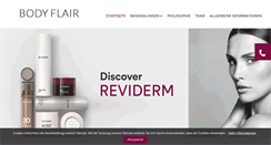 Desktop Screenshot of bodyflair-werdau.de